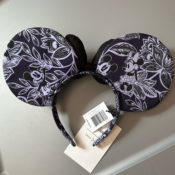 Disney’s Vera Bradley Minnie Mouse Ears - Flirty Floral Tonal - NWT - Picture 3 of 3